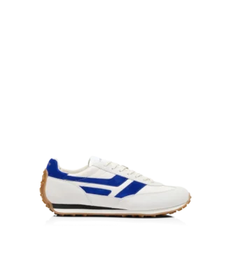 Baskets Mick en cuir lisse et daim