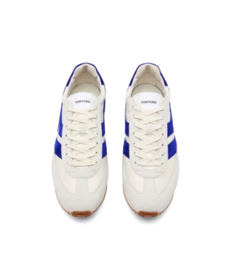 Baskets Mick en cuir lisse et daim