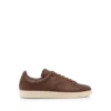 Baskets Warwick en cuir grainé souple