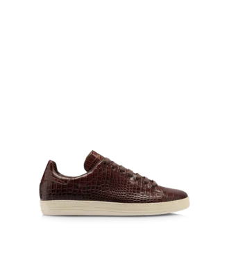 Baskets Warwick imprimées croco