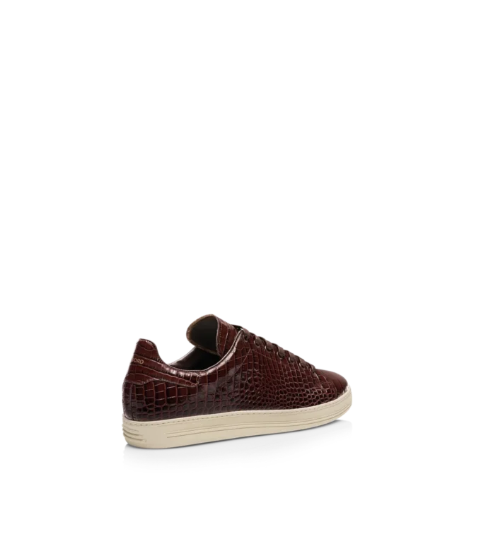 Baskets Warwick imprimées croco