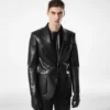 Blazer en cuir souple Blazer en cuir souple