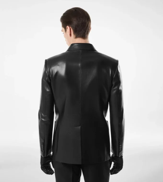 Blazer en cuir souple Blazer en cuir souple