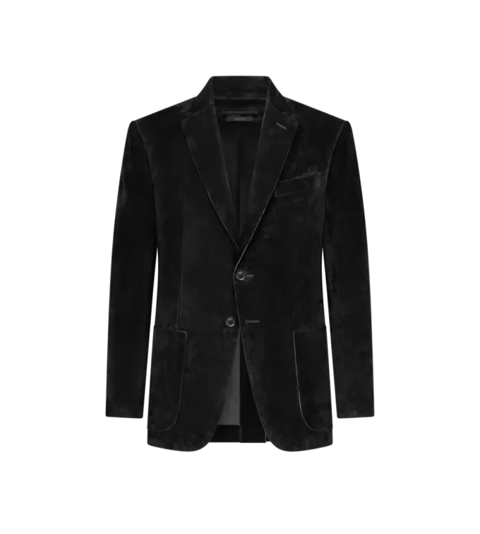 Blazer en daim cachemire