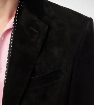 Blazer en daim cachemire