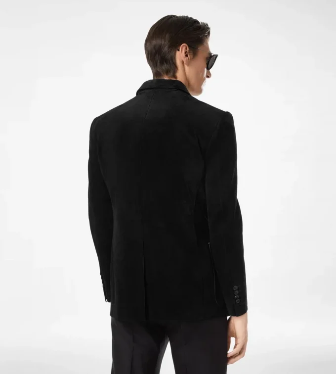 Blazer en daim cachemire