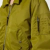 Blouson aviateur en nylon satiné Blouson aviateur en nylon satiné