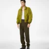 Blouson aviateur en nylon satiné Blouson aviateur en nylon satiné