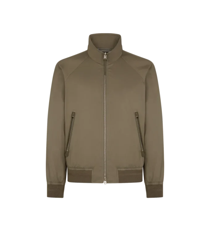 Blouson doublé de cachemire