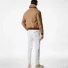 Blouson à double col en peau lainée fendable