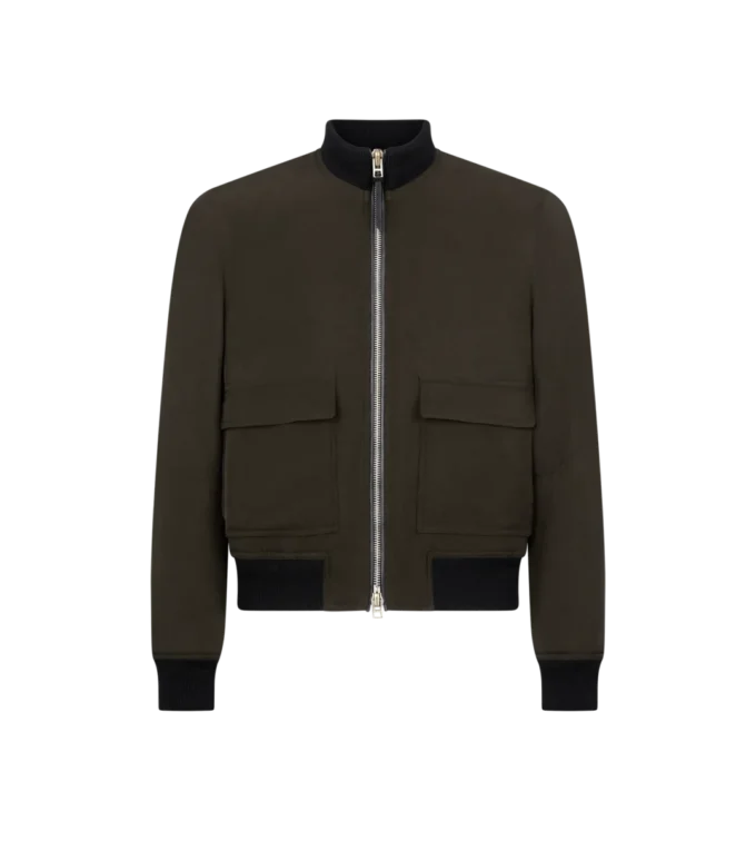 Blouson pilote en gabardine ultralégère Blouson pilote en gabardine ultralégère