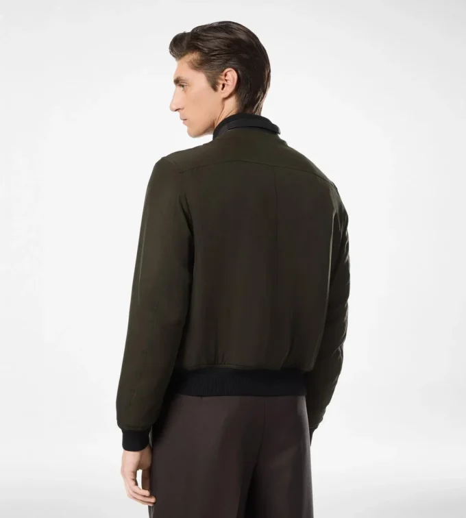 Blouson pilote en gabardine ultralégère Blouson pilote en gabardine ultralégère
