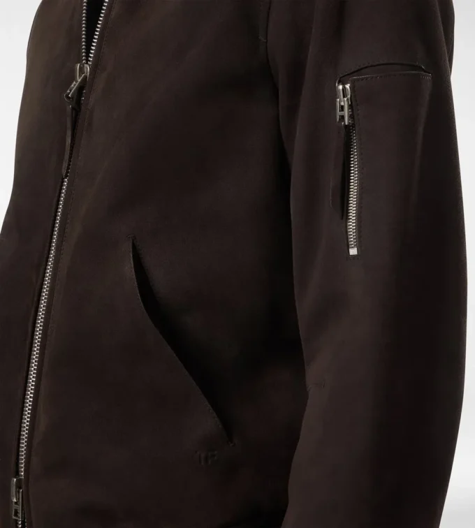 Bomber en daim léger