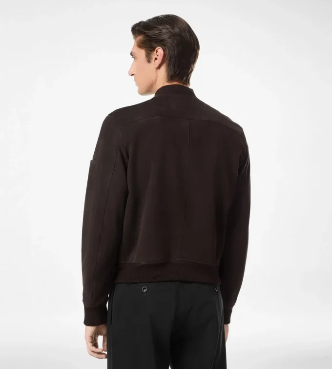 Bomber en daim léger