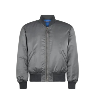 Bomber en satin de soie