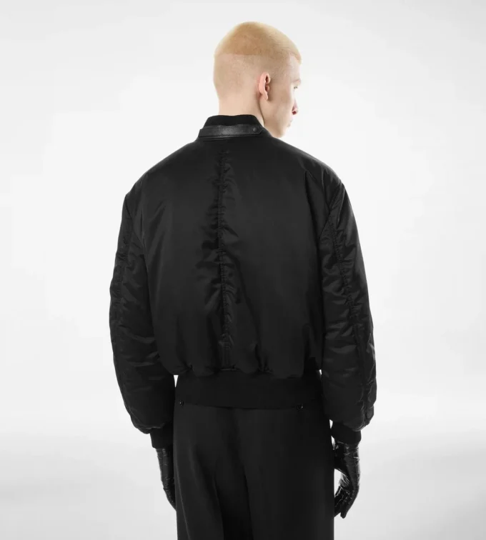 Bomber en satin de soie Bomber en satin de soie