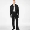 Bomber en satin de soie Bomber en satin de soie