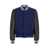 Bomber universitaire à manches en cuir Bomber universitaire à manches en cuir