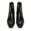 Bottes Chelsea à bout en cuir Gianni