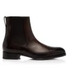 Bottes Chelsea Edgar en cuir bruni