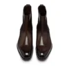 Bottes Chelsea Edgar en cuir bruni