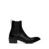 Bottes Chelsea en cuir bruni Bottes Chelsea en cuir bruni