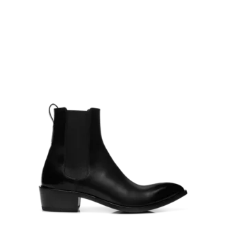 Bottes Chelsea en cuir bruni Bottes Chelsea en cuir bruni