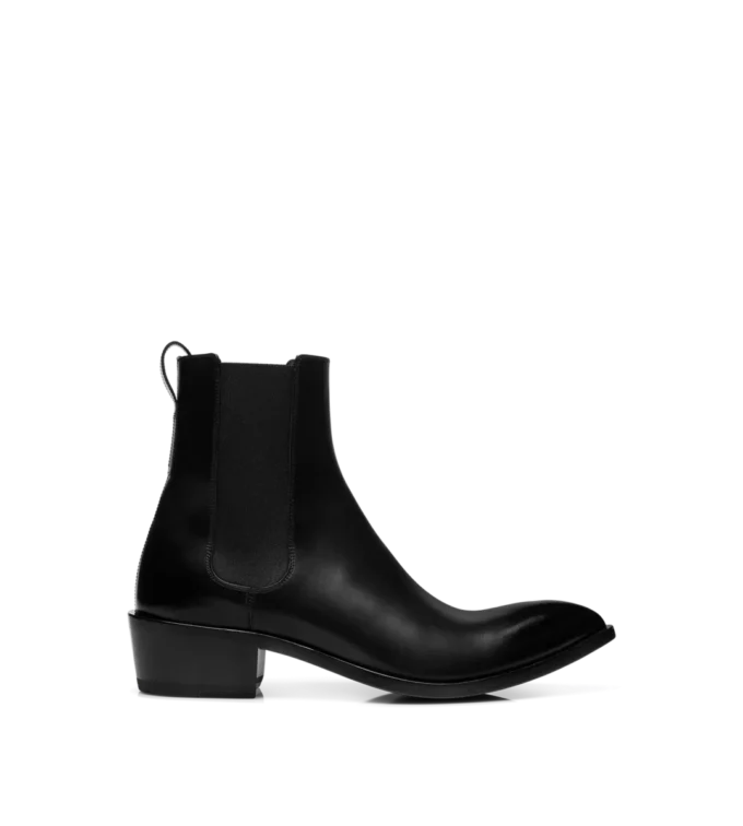Bottes Chelsea en cuir bruni Bottes Chelsea en cuir bruni