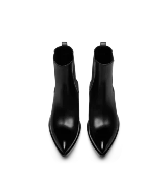 Bottes Chelsea en cuir bruni Bottes Chelsea en cuir bruni