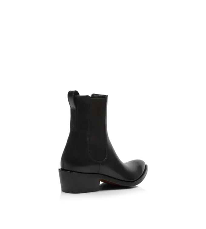 Bottes Chelsea en cuir bruni Bottes Chelsea en cuir bruni