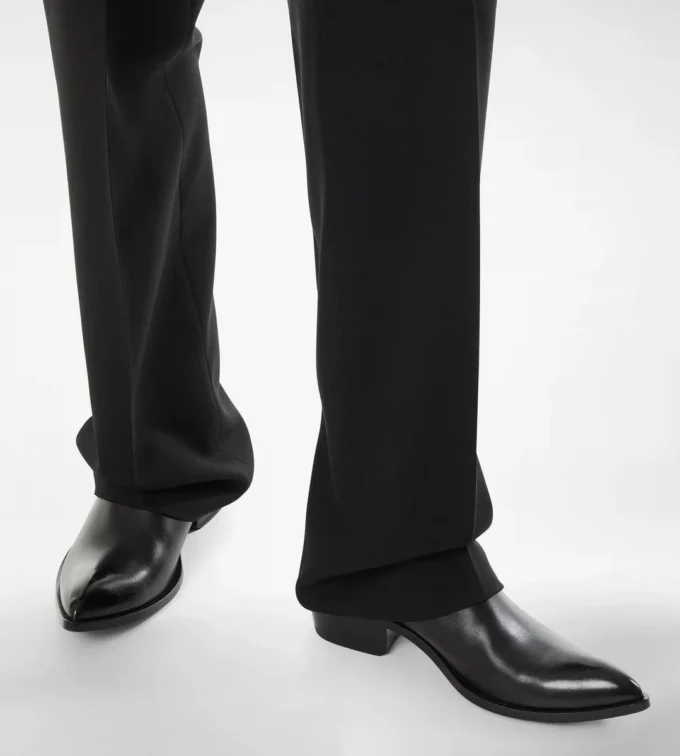 Bottes Chelsea en cuir bruni Bottes Chelsea en cuir bruni