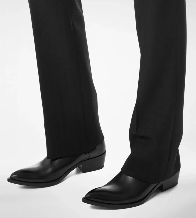 Bottes Chelsea en cuir bruni Bottes Chelsea en cuir bruni