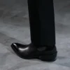 Bottes Chelsea en cuir bruni Bottes Chelsea en cuir bruni