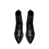 Bottes Chelsea en python imprimé mat