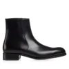 Bottes à fermeture éclair Edgar en cuir bruni