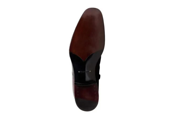 Bottes à fermeture éclair Edgar en cuir bruni