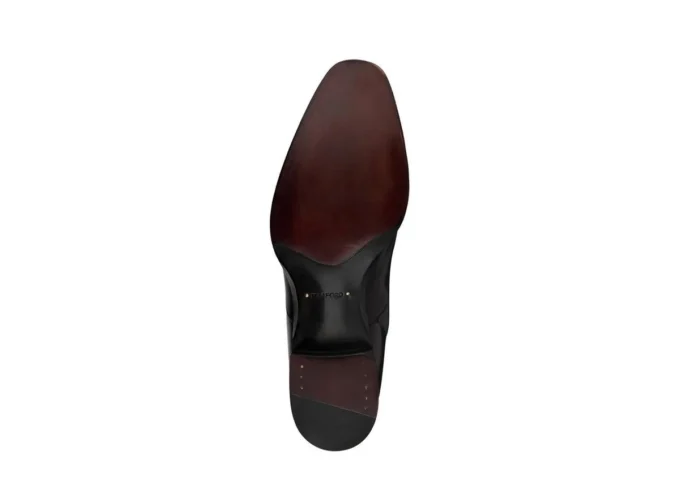 Bottes à fermeture éclair Elkan en cuir bruni