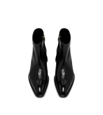 Bottes Vincent en cuir bruni Bottes Vincent en cuir bruni