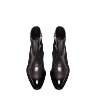 Bottes Vincent en cuir bruni Bottes Vincent en cuir bruni