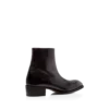 Bottes Vincent en cuir bruni Bottes Vincent en cuir bruni