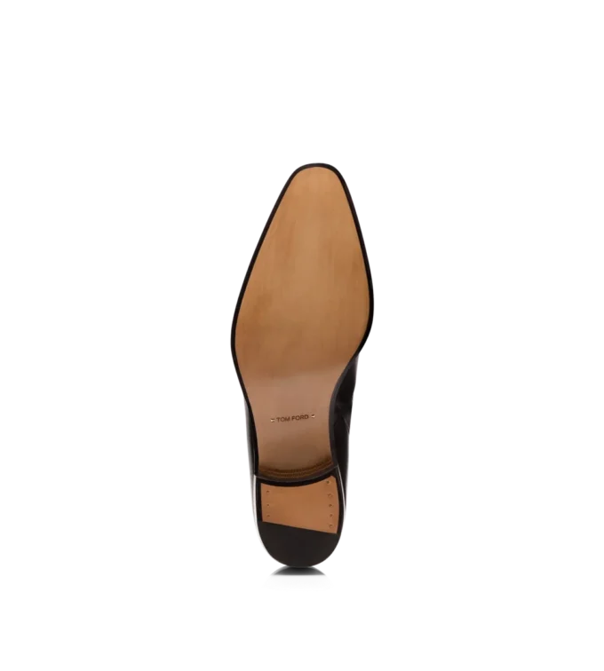 Bottes Vincent en cuir bruni Bottes Vincent en cuir bruni