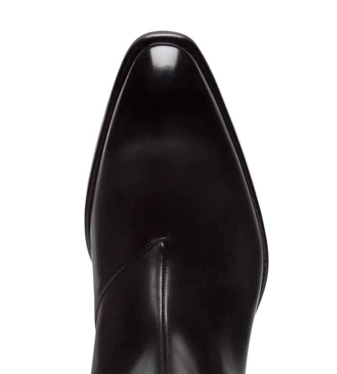 Bottes Vincent en cuir bruni Bottes Vincent en cuir bruni