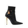 Bottines en cuir avec cadenas Bottines en cuir avec cadenas