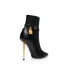 Bottines en cuir avec cadenas Bottines en cuir avec cadenas