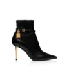 Bottines en cuir avec cadenas 85 mm Bottines en cuir avec cadenas 85 mm
