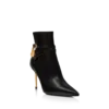Bottines en cuir avec cadenas 85 mm Bottines en cuir avec cadenas 85 mm