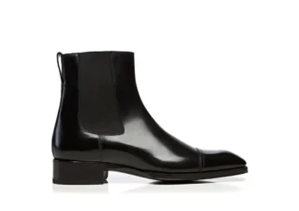 Bottines Gianni en cuir bruni