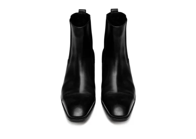 Bottines Gianni en cuir bruni