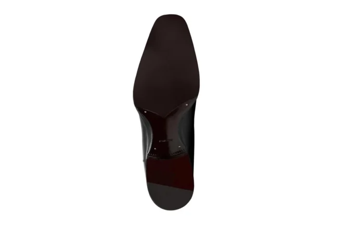 Bottines Gianni en cuir bruni