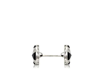 Boutons de manchette ronds en diamant